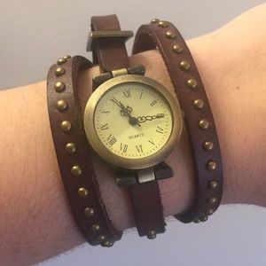 Studded Wrap Watch